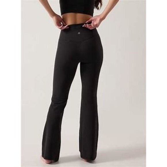Athleta Elation Ultra High Rise Flare Pant Black Small - Picture 2 of 6